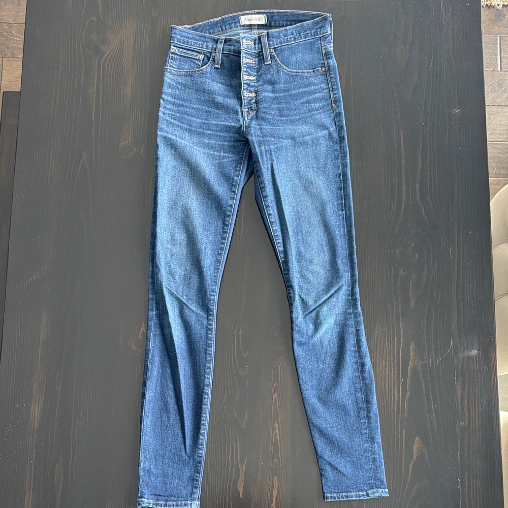 Madewell Classic Blue Button-Fly Jeans